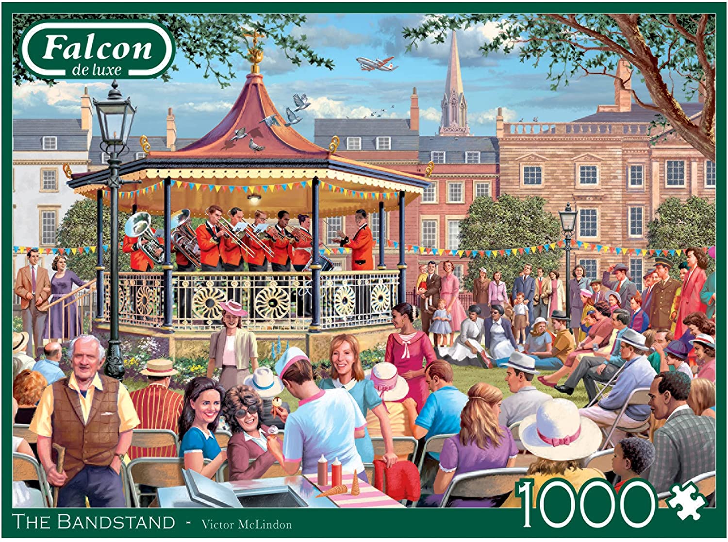 The Bandstand – 1000 Piece Jigsaw Puzzle (Falcon De Luxe)