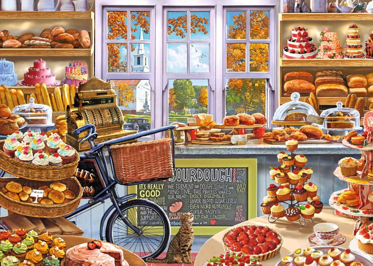 Bella's Bakery Shoppe – 1000 Piece Jigsaw Puzzle (Falcon De Luxe)