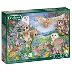 Owls In The Wood – 1000 Piece Jigsaw Puzzle (Falcon De Luxe)