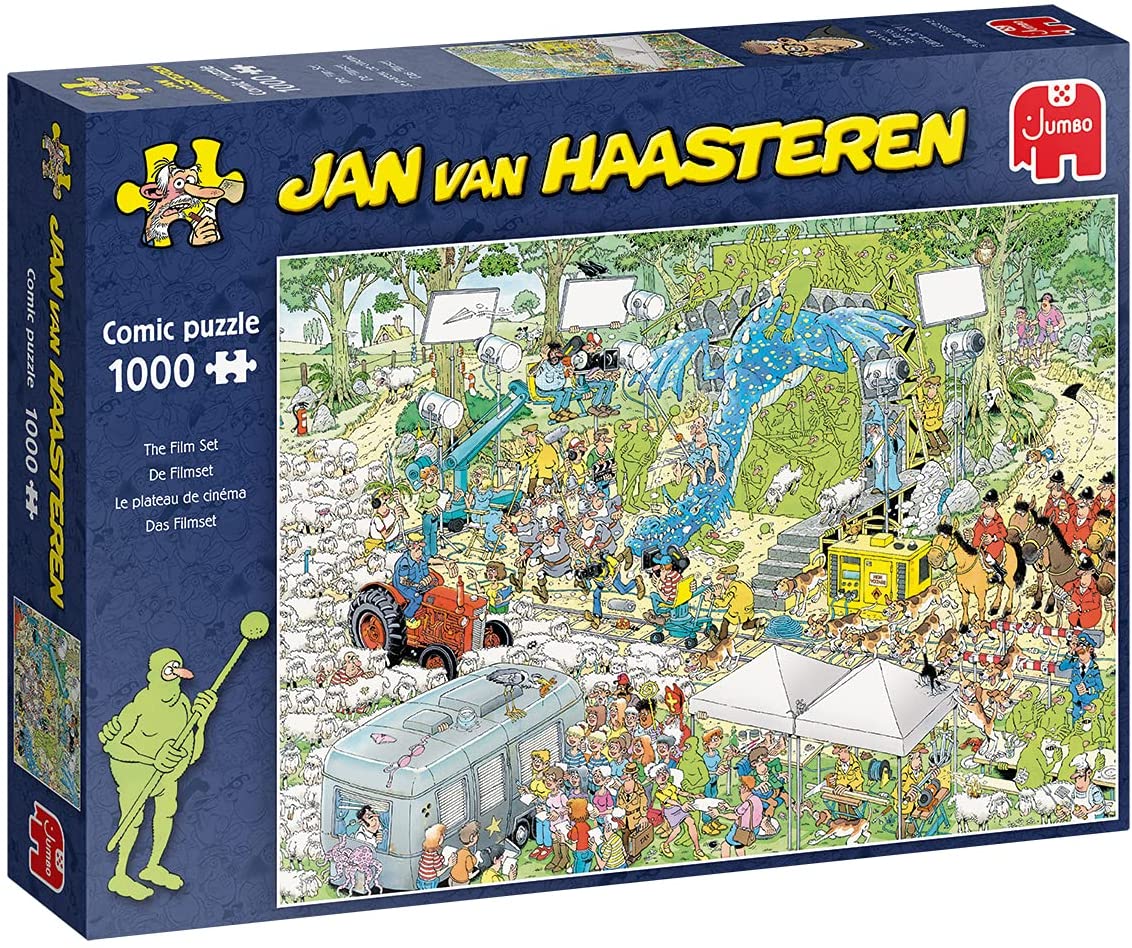 The Film Set by Jan Van Haasteren – 1000 Piece Jigsaw Puzzle (Jan Van Haasteren)