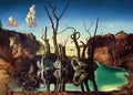 Swans reflecting Elephants by Salvador Dali – 1000 Piece Jigsaw Puzzle (Ravensburger)