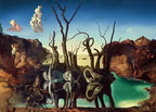 Swans reflecting Elephants by Salvador Dali – 1000 Piece Jigsaw Puzzle (Ravensburger)