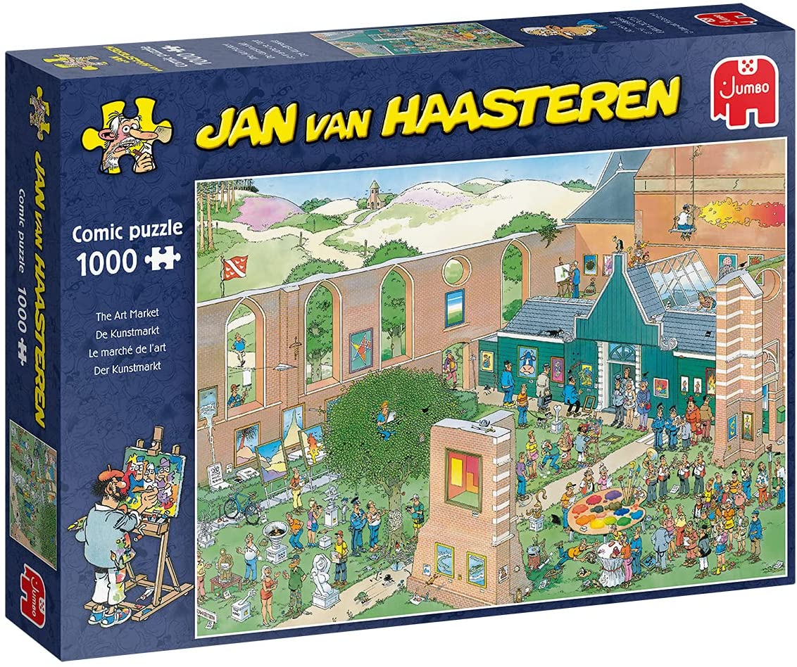 Jan Van Haasteren - Art Market - 1000 Piece Jigsaw Puzzle