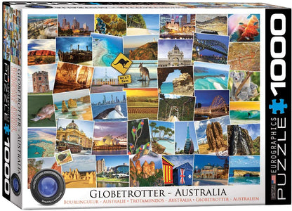 Eurographics - Globetrotter Australia - 1000 Piece Jigsaw Puzzle