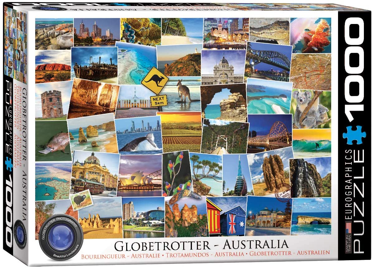 Globetrotter Australia – 1000 Piece Jigsaw Puzzle (Eurographics)