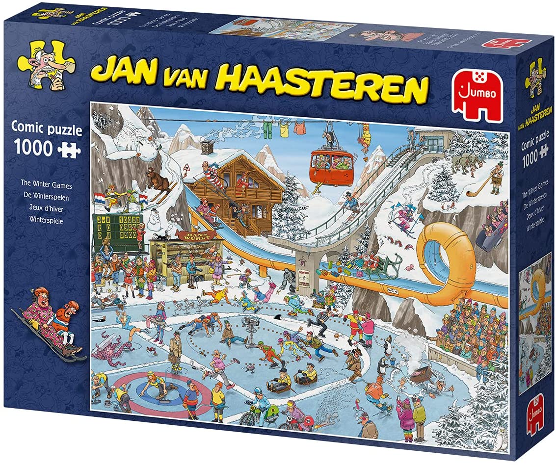 Winter Games by Jan Van Haasteren – 1000 Piece Jigsaw Puzzle (Jan Van Haasteren)