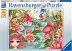 Minu's Pond Daydreams – 500 Piece Jigsaw Puzzle (Ravensburger)