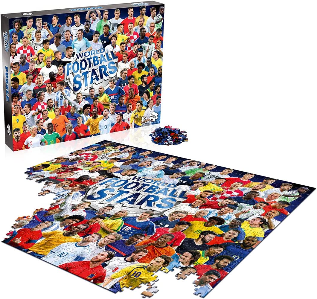 World Football Stars - 1000 Piece Jigsaw Puzzle
