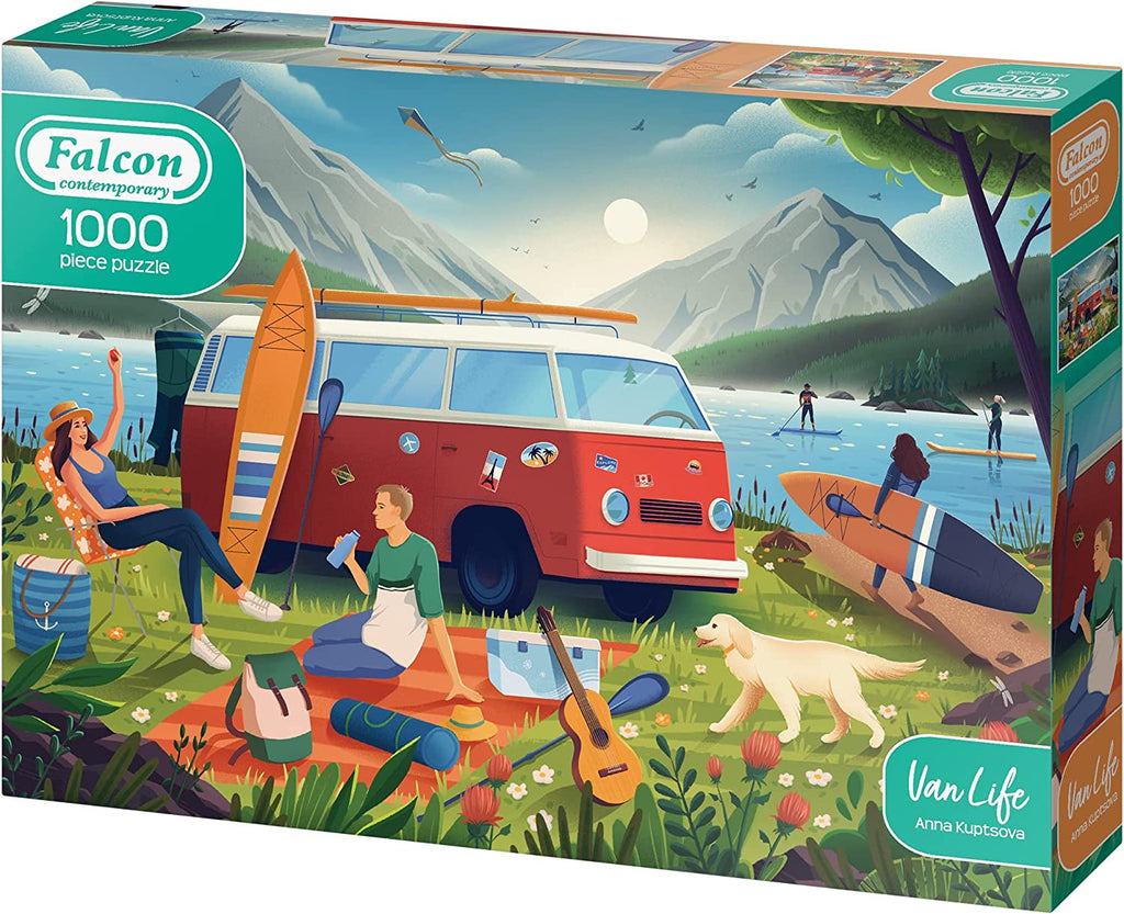 Van Life – 1000 Piece Jigsaw Puzzle (Falcon Contemporary)