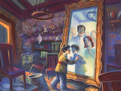 New York Puzzle Company - Harry Potter - Mirror of Erised - 1000 Piece Jigsaw Puzzle