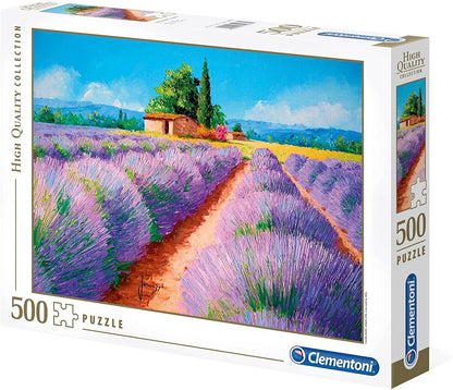 Clementoni - Lavender Scent - 500 Piece Jigsaw Puzzle