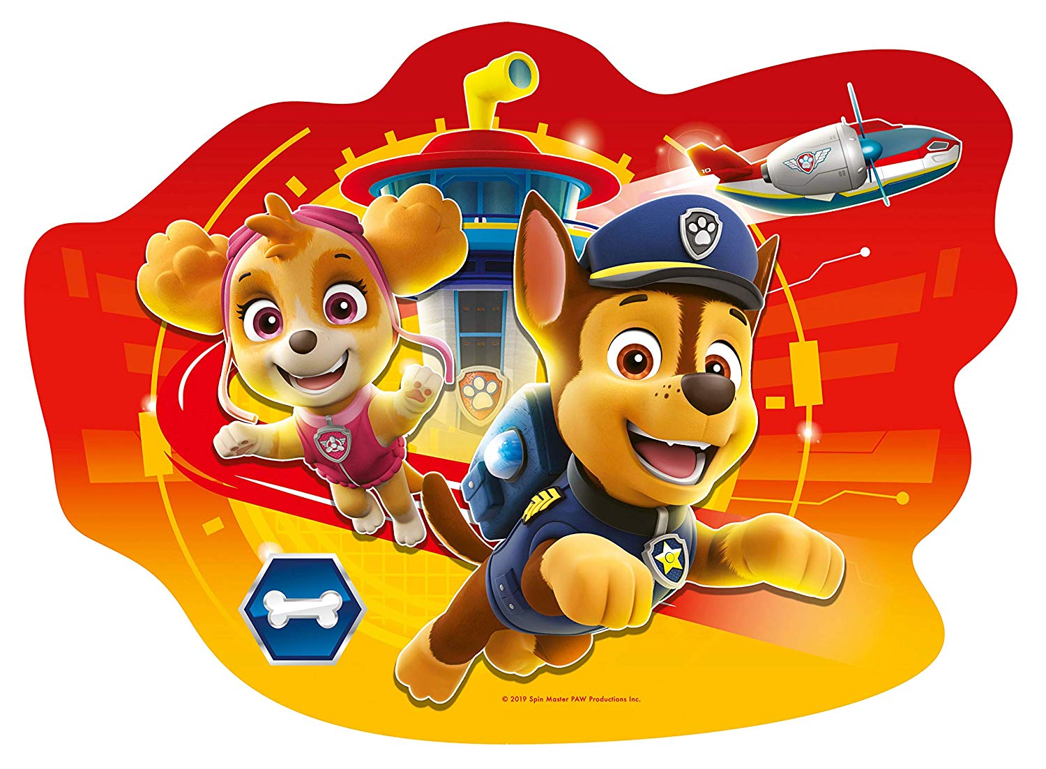 Ravensburger 3028 Paw Patrol 4 Large Shaped Jigsaw Puzzles (10,12,14,16 piece)