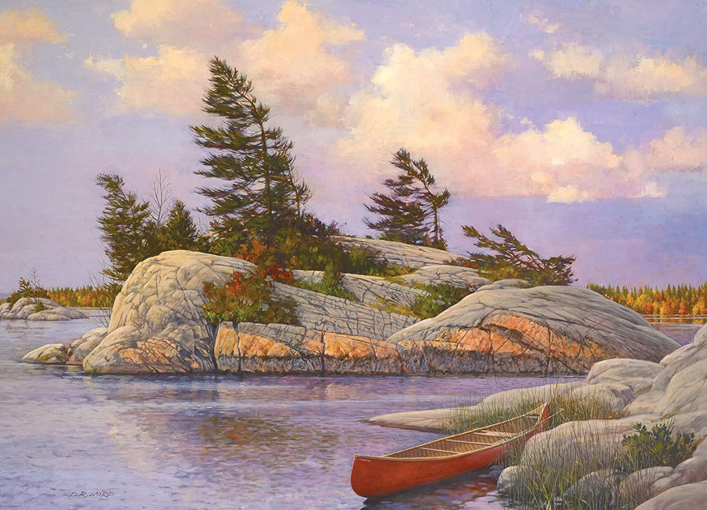 Red Canoe by Douglas Laird – 1000 Piece Jigsaw Puzzle (Cobble Hill)
