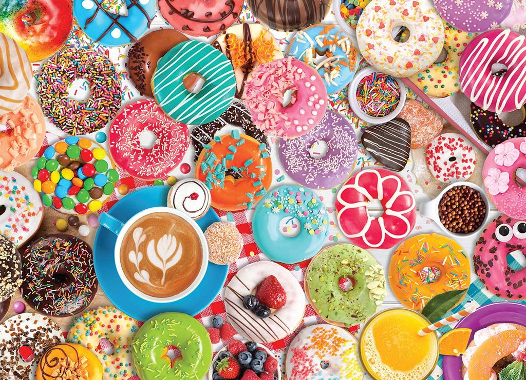 Donut Party by Tin Box – 1000 Piece Jigsaw Puzzle (Eurographics)
