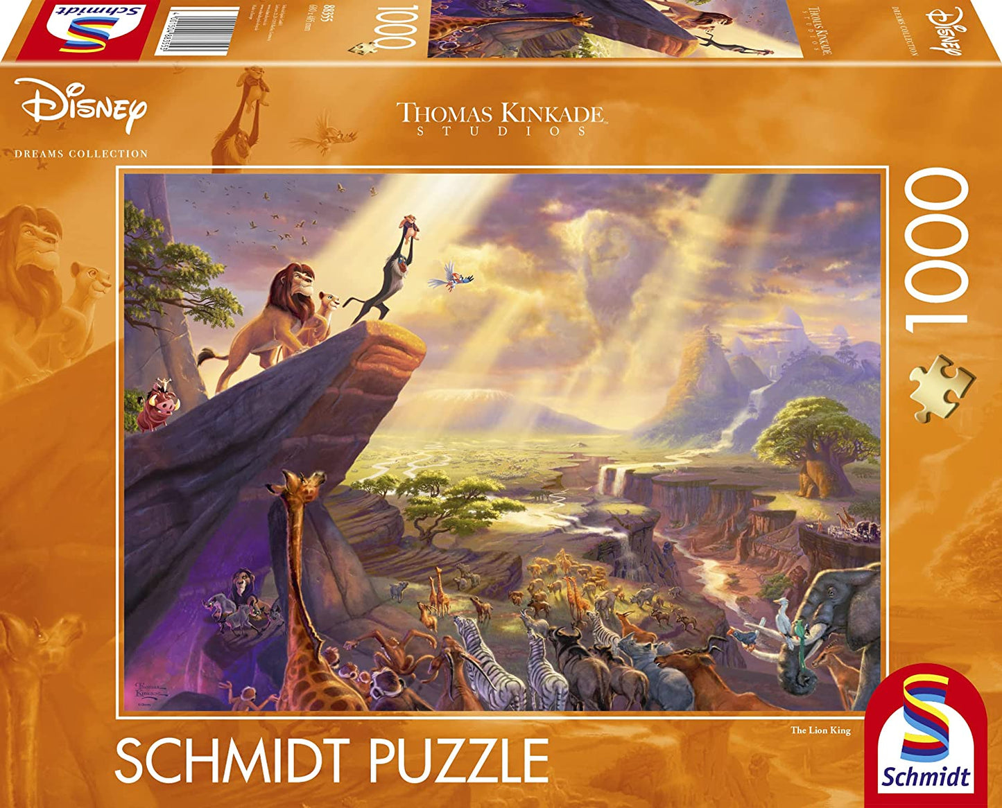 Schmidt - Thomas Kinkade: Disney The Lion King - 1000 Piece Jigsaw Puzzle
