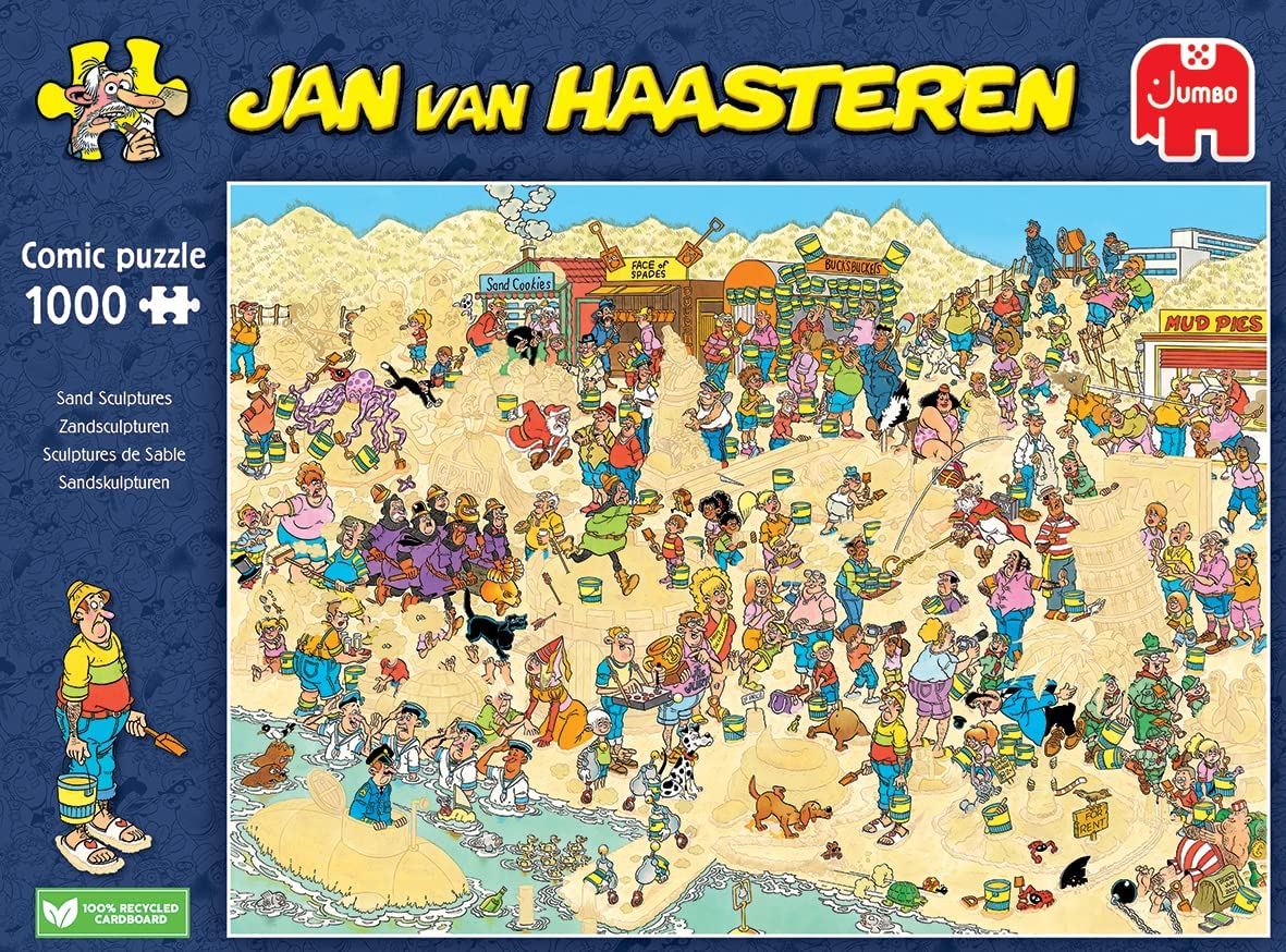 Sand Sculptures by Jan Van Haasteren – 1000 Piece Jigsaw Puzzle (Jan Van Haasteren)