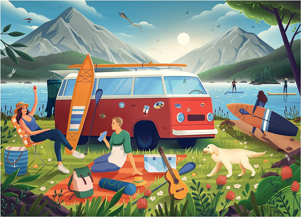 Van Life – 1000 Piece Jigsaw Puzzle (Falcon Contemporary)