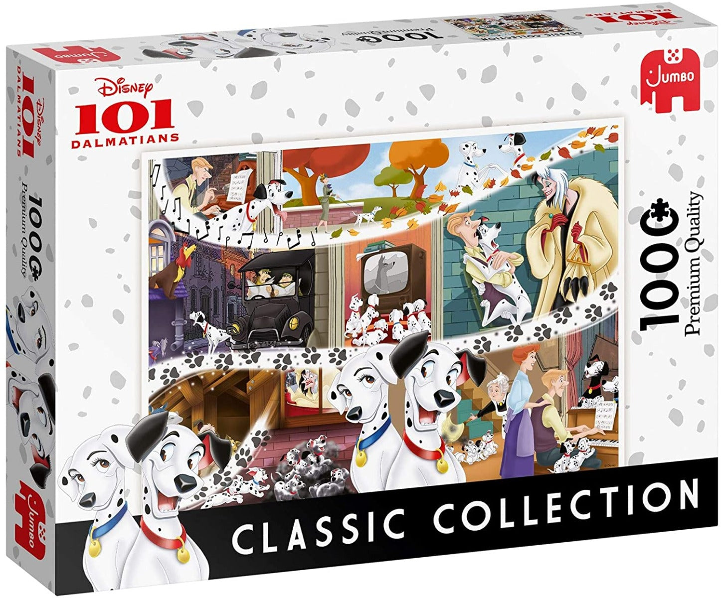 Disney 101 Dalmatians – 1000 Piece Jigsaw Puzzle (Jumbo)
