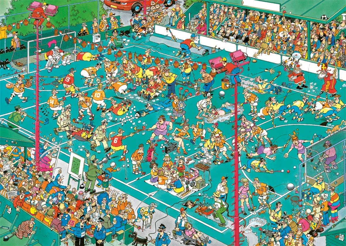 Hockey Championship by Jan Van Haasteren – 1000 Piece Jigsaw Puzzle (Jan Van Haasteren)