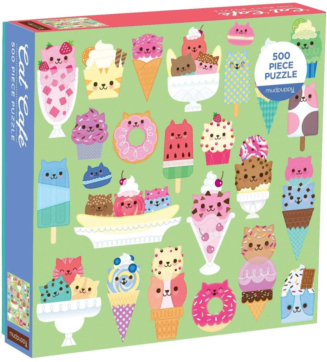 Cat Cafe – 500 Piece Jigsaw Puzzle (Galison)