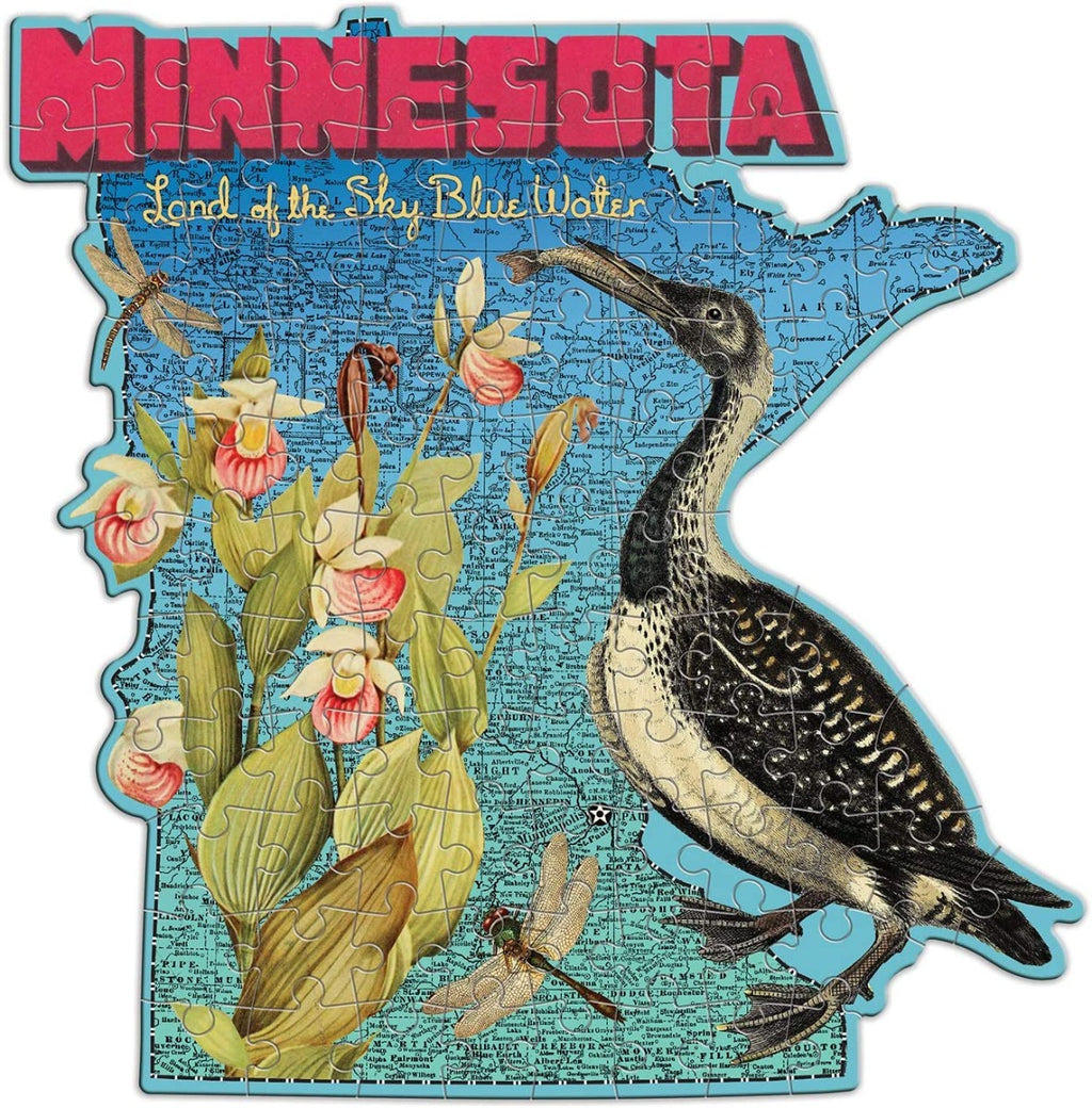 Wendy Gold Minnesota – 100 Piece Jigsaw Puzzle (Galison)