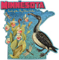 Artwork: Wendy Gold Minnesota – 100 Piece Jigsaw Puzzle (Galison)