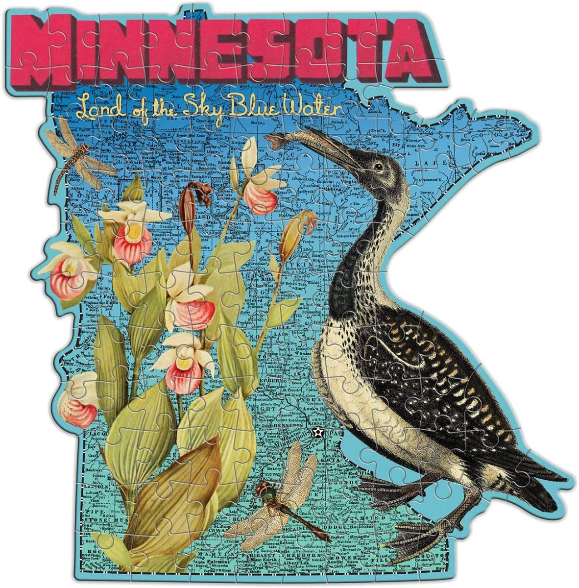 Wendy Gold Minnesota – 100 Piece Jigsaw Puzzle (Galison)