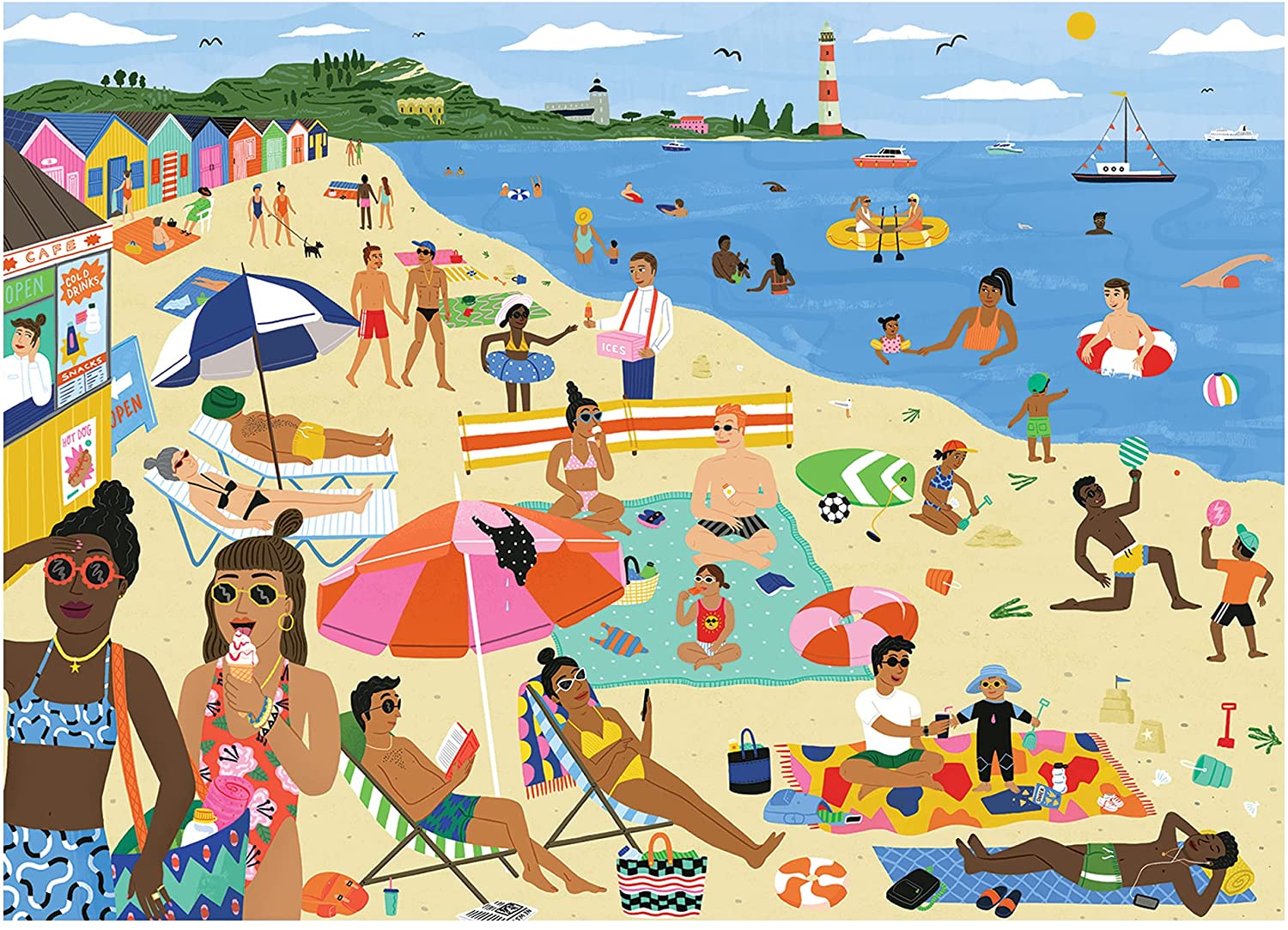 Life's A Beach – 1000 Piece Jigsaw Puzzle (Falcon Contemporary)