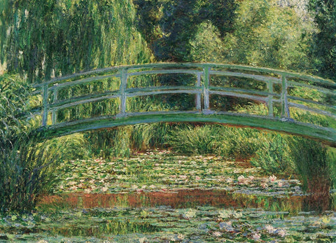 The Japanese Footbridge by Claude Monet – 1000 Piece Jigsaw Puzzle (Eurographics)