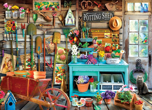 Eurographics- The Potting Shed - 1000 Piece Jigsaw Puzzle