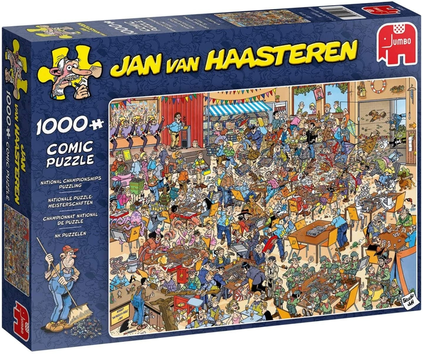 National Puzzle Championship by Jan Van Haasteren – 1000 Piece Jigsaw Puzzle (Jan Van Haasteren)