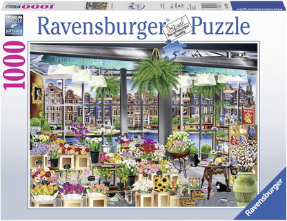 Ravensburger - Amsterdam Flower Market - 1000 Piece Jigsaw Puzzle