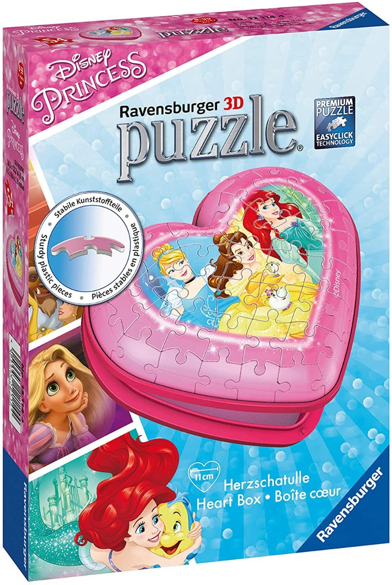 Disney Princess – Heart Shaped 54 Piece Jigsaw Puzzle (Ravensburger)