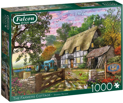 Falcon De Luxe - The Farmer's Cottage - 1000 Piece Jigsaw Puzzle