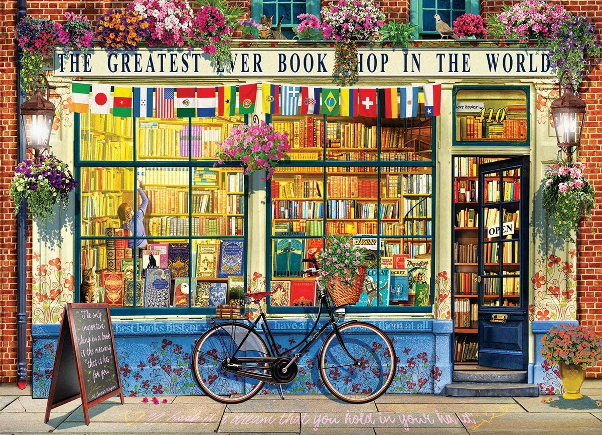 The Greatest Bookstore in the World – 1000 Piece Jigsaw Puzzle (Eurographics)