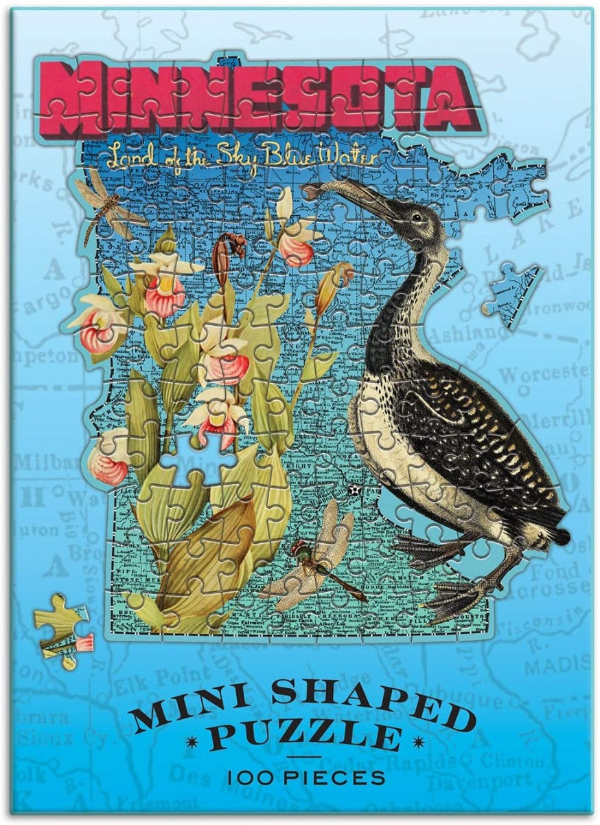 Wendy Gold Minnesota – 100 Piece Jigsaw Puzzle (Galison)
