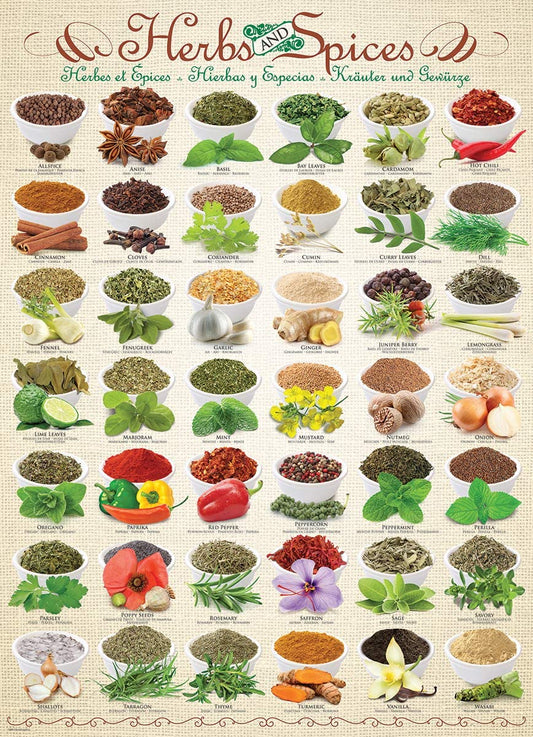 Eurographics - Herbs and Spices - 1000 Piece Jigsaw Puzzle