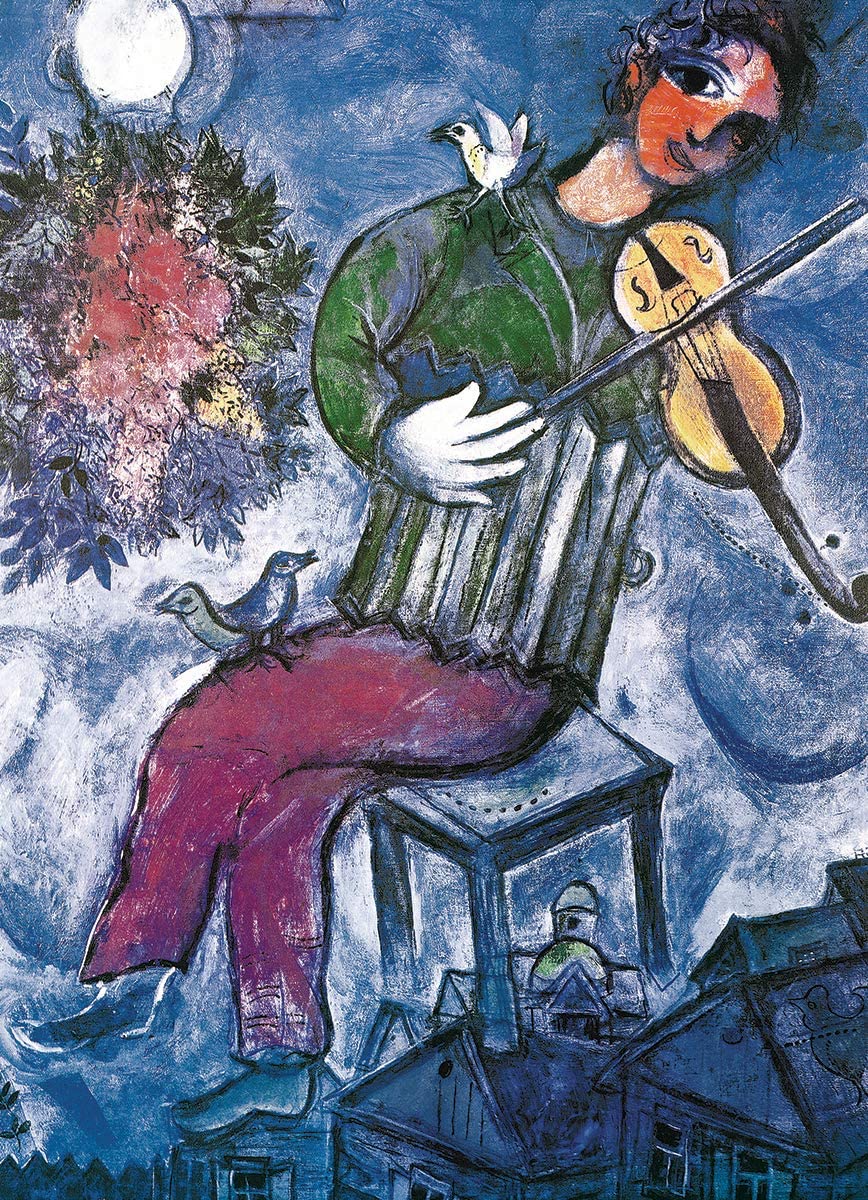The Blue Violinist by Marc Chagall – 1000 Piece Jigsaw Puzzle (Eurographics)