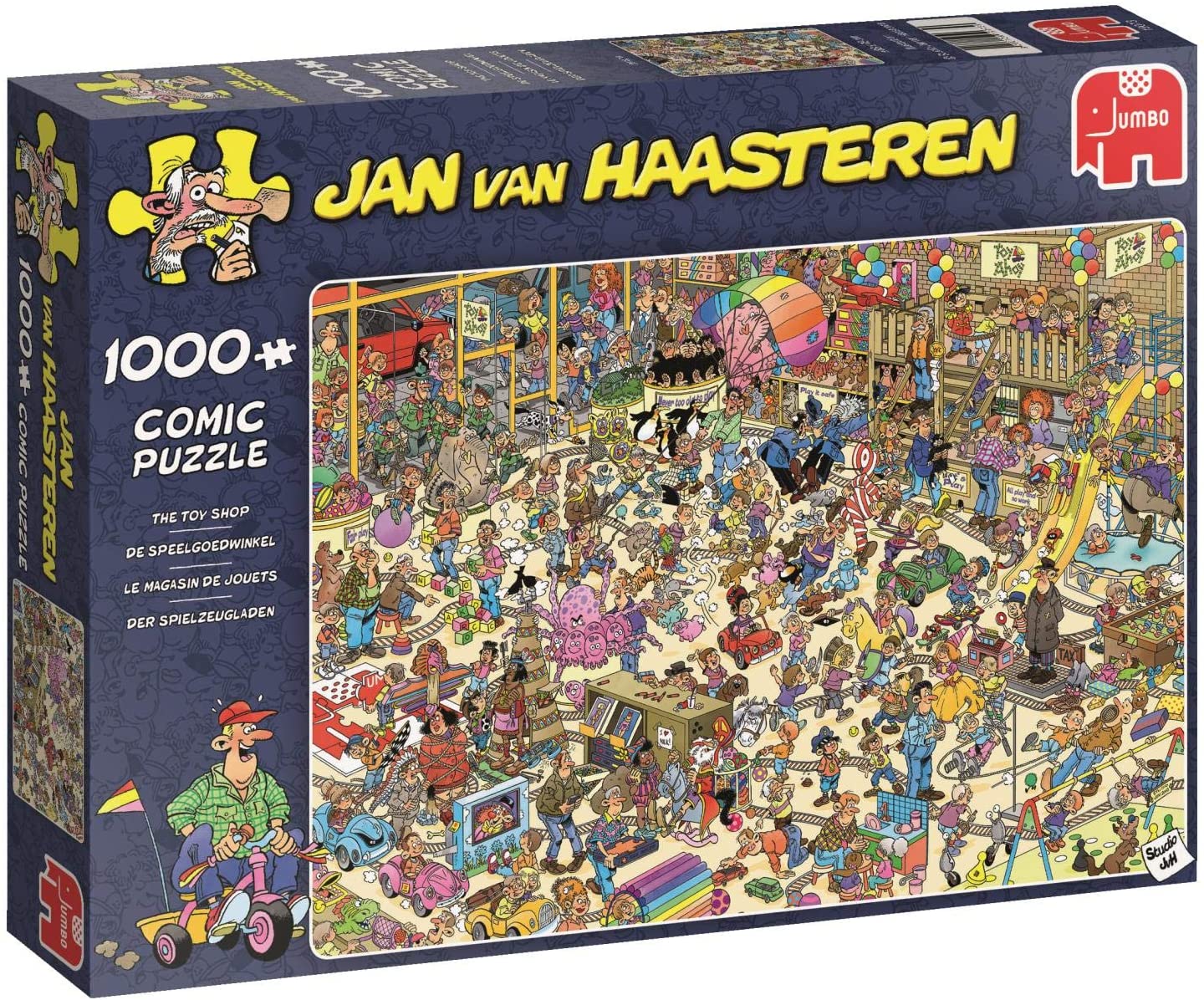 Toy Shop by Jan Van Haasteren – 1000 Piece Jigsaw Puzzle (Jan Van Haasteren)