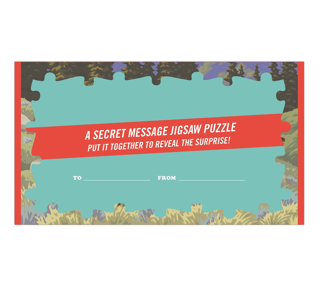 Knock Knock Love You to Pieces Message Puzzle – Jigsaw Puzzle (Galison)