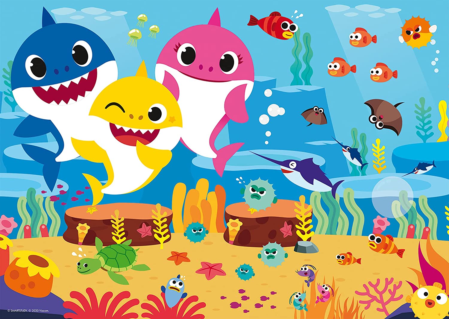 Ravensburger - Baby Shark - 24 Piece Giant Floor Jigsaw Puzzle