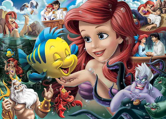 Ravensburger - Disney Princess Heroines No.3 - The Little Mermaid - 1000 Piece Jigsaw Puzzle