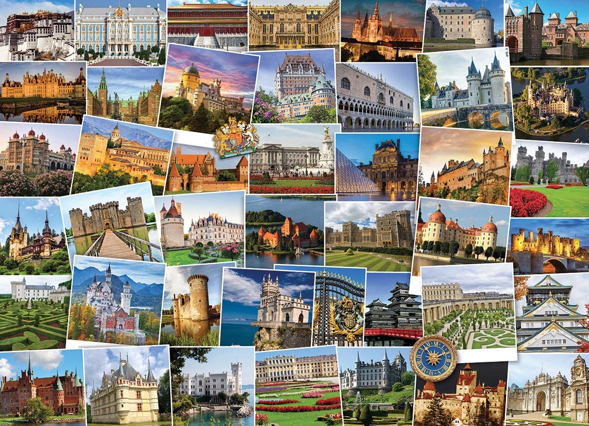 Eurographics 6000-0762 Globetrotter - Castles and Palaces - 1000 Piece Jigsaw Puzzle