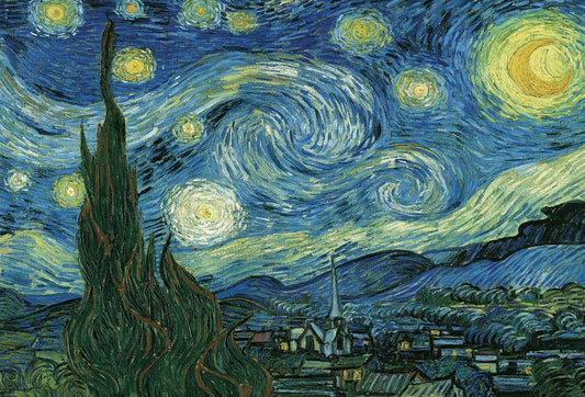Eurographics - Starry Night by van Gogh - 2000 Piece Jigsaw Puzzle