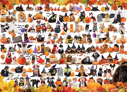 Eurographics - Halloween Puppies and Kittens - 1000 Piece Jigsaw Puzzle