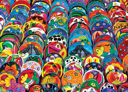 Eurographics - Mexican Ceramic Plates - 1000 Piece Jigsaw Puzzle
