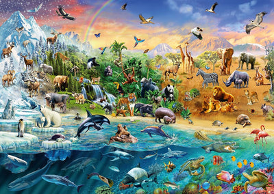 Animal Kingdom – 1000 Piece Jigsaw Puzzle (Schmidt)
