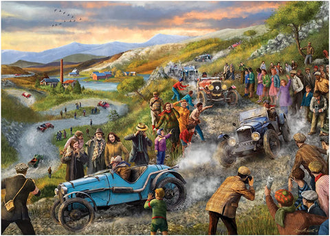 Vintage Car Rally – 1000 Piece Jigsaw Puzzle (Falcon De Luxe)