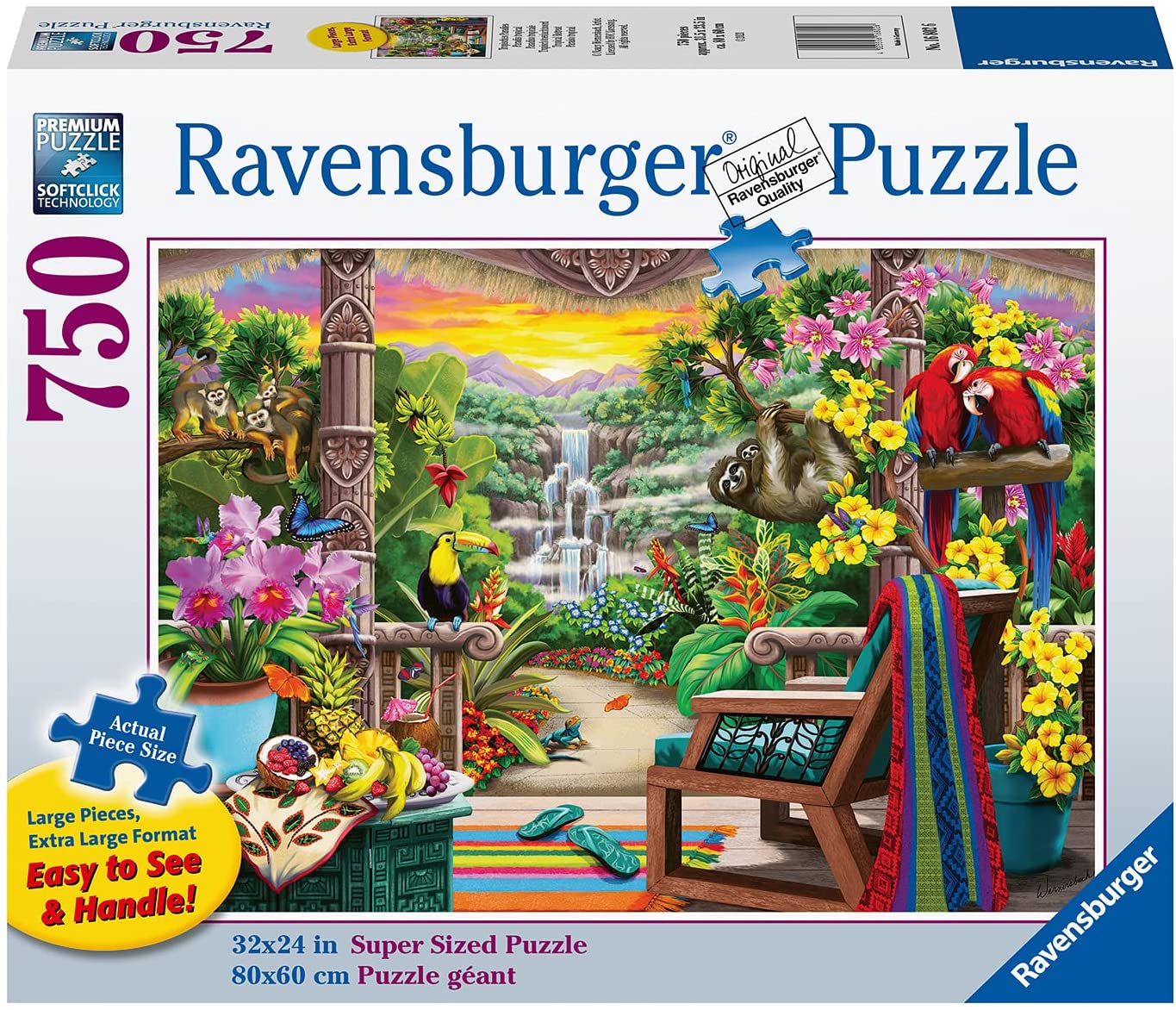 Tropical Retreat – 750 Piece Jigsaw Puzzle (Ravensburger)