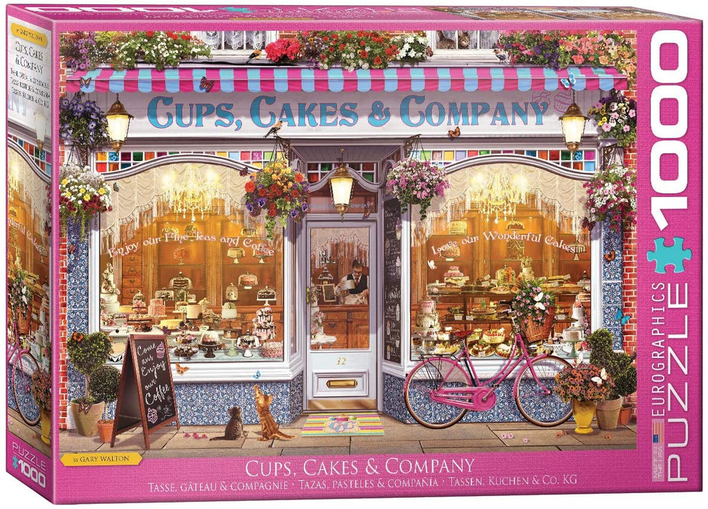 Cups, Cakes & Company – 1000 Piece Jigsaw Puzzle (Eurographics)